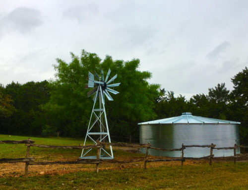 Residential Rainwater Harvesting Tank & Windmill